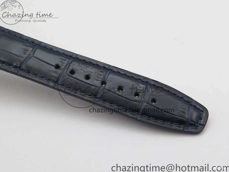 MIROTIME 0411 Packable Portuguese IW358304 ZF 1:1 Best Edition SS White Dial Blue Markers on Leather Strap A 7079